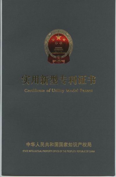 电子影像检查仪 实用新型专利证书